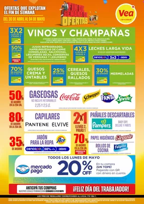 Catálogo Supermercados Vea | Ofertas fin de semana Río Negro y Neuquén | 2025-04-29T00:00:00.000Z - 2025-05-04T00:00:00.000Z