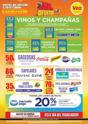 Catálogo Supermercados Vea | Ofertas fin de semana Chubut | 2025-04-29T00:00:00.000Z - 2025-05-04T00:00:00.000Z