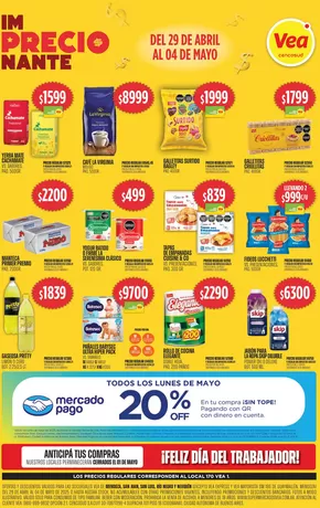 Catálogo Supermercados Vea | Gran variedad de ofertas | 2025-04-28T00:00:00.000Z - 2025-05-04T00:00:00.000Z