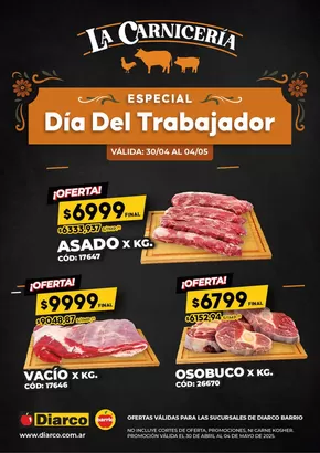 Catálogo Diarco en Dock Sur | Diarco Especial DÍa Del Trabajador | 2025-04-30T00:00:00.000Z - 2025-05-04T00:00:00.000Z