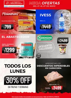 Catálogo El Abastecedor en José C. Paz | Catálogo El Abastecedor | 2025-05-01T00:00:00.000Z - 2025-05-07T00:00:00.000Z