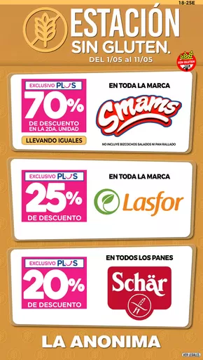Catálogo La Anonima en Viedma | Libre de Gluten | 2025-05-01T00:00:00.000Z - 2025-05-11T00:00:00.000Z