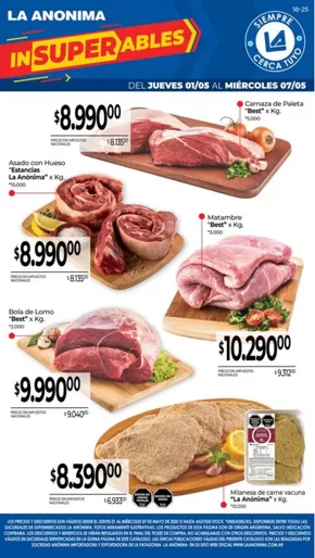 Catálogo La Anonima en Goya | Ofertas principales para todos los cazadores de gangas | 2025-05-01T00:00:00.000Z - 2025-05-07T00:00:00.000Z