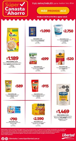 Catálogo Hiper Libertad en Fontana | Nuestras mejores gangas | 2025-04-30T00:00:00.000Z - 2025-05-04T00:00:00.000Z