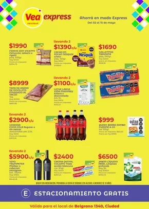 Catálogo Supermercados Vea en General Lavalle (Mendoza) | Ofertas Vea Express Belgrano de Mendoza | 2025-05-02T00:00:00.000Z - 2025-05-15T00:00:00.000Z
