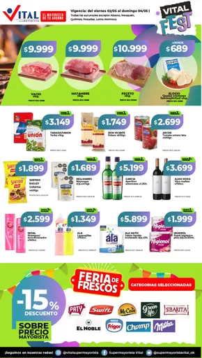 Catálogo Supermayorista Vital en Avellaneda (Buenos Aires) | Ofertas y gangas exclusivas | 2025-05-02T00:00:00.000Z - 2025-05-04T00:00:00.000Z