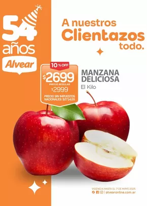 Catálogo Super Alvear en Coronda | Grandes descuentos en productos seleccionados | 2025-05-02T00:00:00.000Z - 2025-05-07T00:00:00.000Z