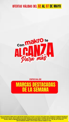 Catálogo Makro en Avellaneda (Buenos Aires) | Ofertas Especiales | 2025-05-02T00:00:00.000Z - 2025-05-07T00:00:00.000Z