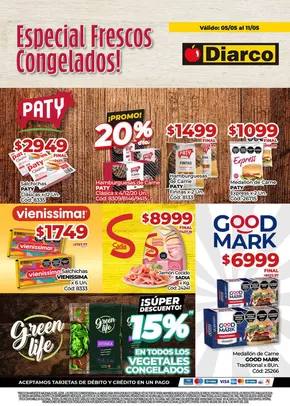 Catálogo Diarco en Río Seco | Diarco Especial Congelados | 2025-05-05T00:00:00.000Z - 2025-05-11T00:00:00.000Z