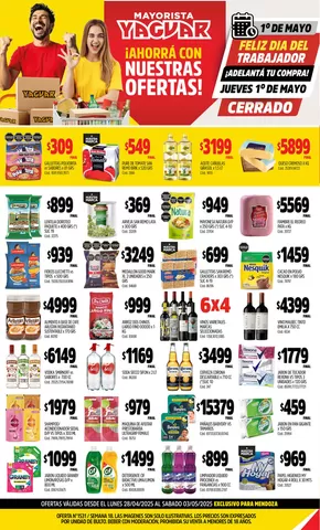 Catálogo Supermercados Yaguar | Excelente oferta para cazadores de gangas | 2025-05-05T00:00:00.000Z - 2025-05-10T00:00:00.000Z