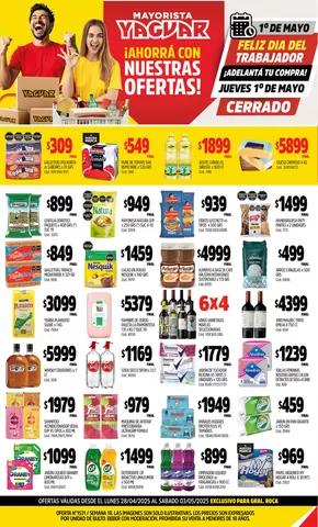 Catálogo Supermercados Yaguar | Ofertas especiales atractivas para todos | 2025-05-05T00:00:00.000Z - 2025-05-10T00:00:00.000Z
