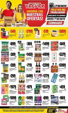 Catálogo Supermercados Yaguar | Ofertas exclusivas para nuestros clientes | 2025-05-05T00:00:00.000Z - 2025-05-10T00:00:00.000Z