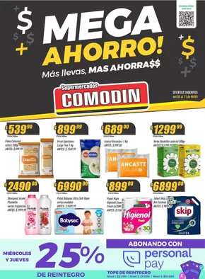 Catálogo Supermercados Comodin | Supermercados Comodin Ofertas De La Semana | 2025-05-05T00:00:00.000Z - 2025-05-11T00:00:00.000Z