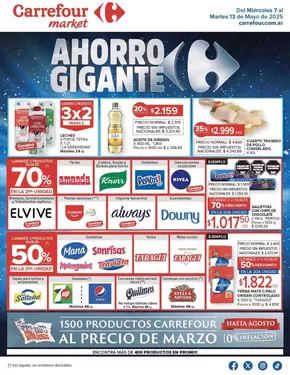 Catálogo Carrefour Market | Ofertas principales para todos los cazadores de gangas | 2025-05-07T00:00:00.000Z - 2025-05-14T00:00:00.000Z