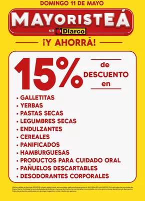 Catálogo Diarco | Descuentos y promociones | 2025-05-11T00:00:00.000Z - 2025-05-11T00:00:00.000Z