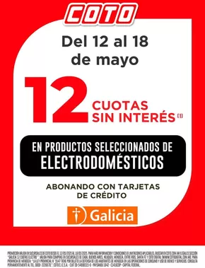 Catálogo Coto en Hurlingham | Coto Galicia Electro | 2025-05-12T00:00:00.000Z - 2025-05-18T00:00:00.000Z