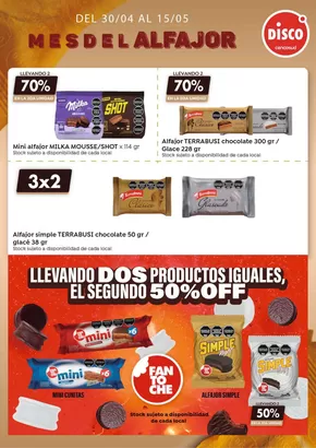 Catálogo Disco en Quilmes | SEMANA DEL ALFAJOR | 2025-04-30T00:00:00.000Z - 2025-05-15T00:00:00.000Z