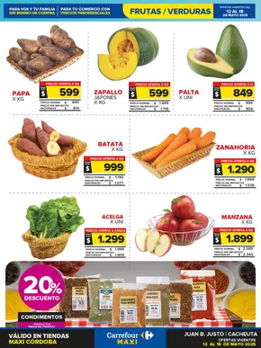 Catálogo Carrefour | Frutas y Verduras | 2025-05-12T00:00:00.000Z - 2025-05-18T00:00:00.000Z