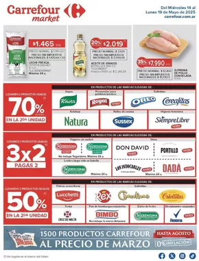 Catálogo Carrefour Market en Córdoba | Carrefour Market 14 de Mayo | 2025-05-14T00:00:00.000Z - 2025-05-20T00:00:00.000Z