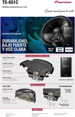 Catálogo Pioneer en Córdoba | TS-651C | 2025-05-14T00:00:00.000Z - 2025-06-10T00:00:00.000Z
