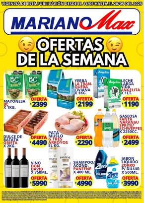 Catálogo Supermercados Mariano Max en Córdoba | Ofertas Supermercados Mariano Max | 2025-05-14T00:00:00.000Z - 2025-05-20T00:00:00.000Z