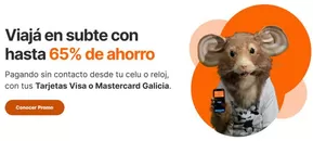 Catálogo Banco Galicia en Tandil | Viajá en subte con hasta 65% de ahorro | 2025-05-16T00:00:00.000Z - 2025-05-31T00:00:00.000Z
