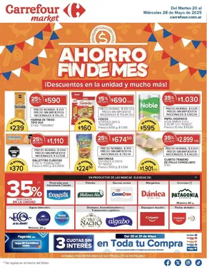 Catálogo Carrefour Market en San Miguel de Tucumán | Carrefour Market 20 de Mayo | 2025-05-20T00:00:00.000Z - 2025-05-29T00:00:00.000Z