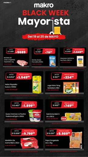 Catálogo Makro en Neuquén | Ofertas Especiales Black Mayorista | 2025-05-19T00:00:00.000Z - 2025-05-25T00:00:00.000Z
