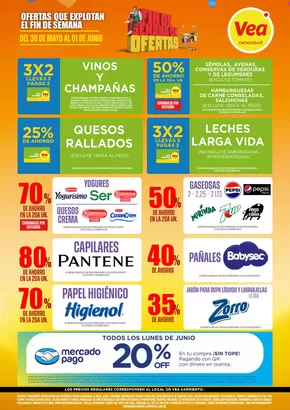 Catálogo Supermercados Vea en Salta | Catálogo Supermercados Vea | 2025-05-29T00:00:00.000Z - 2025-06-01T00:00:00.000Z