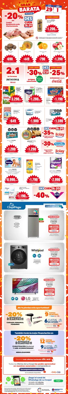 Catálogo Cooperativa Obrera en Pigüé | Gran-Barata | 2025-05-29T00:00:00.000Z - 2025-06-01T00:00:00.000Z