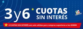 3 y 6 cuotas sin interes!!