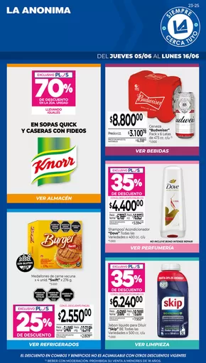 Catálogo La Anonima en Neuquén | Ofertas principales y descuentos | 2025-06-05T00:00:00.000Z - 2025-06-16T00:00:00.000Z