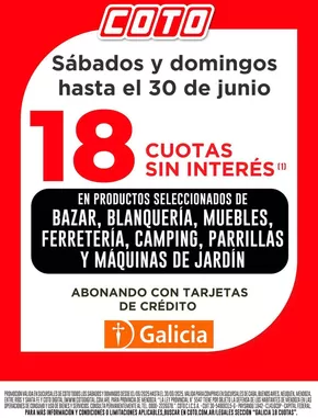 Catálogo Coto en Pinamar | Coto Afiche Web Galicia | 2025-06-01T00:00:00.000Z - 2025-06-30T00:00:00.000Z