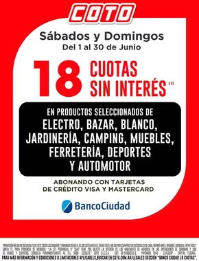 Catálogo Coto en Rosario | Coto Afiche Web Banco Ciudad | 2025-06-01T00:00:00.000Z - 2025-06-30T00:00:00.000Z