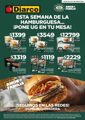 Catálogo Diarco en Buenos Aires | Diarco Especial Semana De La Hamburguesa | 2025-06-09T00:00:00.000Z - 2025-06-15T00:00:00.000Z
