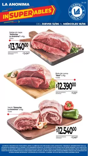 Catálogo La Anonima en Allen | Grandes descuentos en productos seleccionados | 2025-06-12T00:00:00.000Z - 2025-06-18T00:00:00.000Z