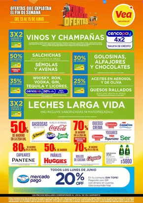 Catálogo Supermercados Vea en Salta | Catálogo Supermercados Vea | 2025-06-13T00:00:00.000Z - 2025-06-15T00:00:00.000Z