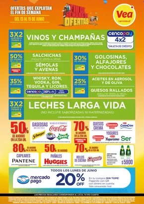 Catálogo Supermercados Vea | Ofertas fin de semana Córdoba | 2025-06-13T00:00:00.000Z - 2025-06-15T00:00:00.000Z