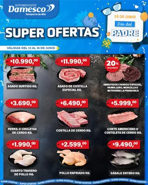 Catálogo Supermercados Damesco en Villa Los Álamos | Ofertas Supermercados Damesco | 2025-06-12T00:00:00.000Z - 2025-06-16T00:00:00.000Z