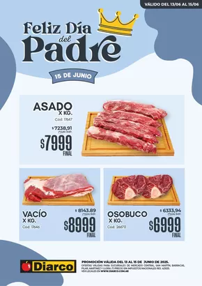 Catálogo Diarco en Buenos Aires | Diarco Especial CarnicerÍa DÍa Del Padre | 2025-06-13T00:00:00.000Z - 2025-06-15T00:00:00.000Z