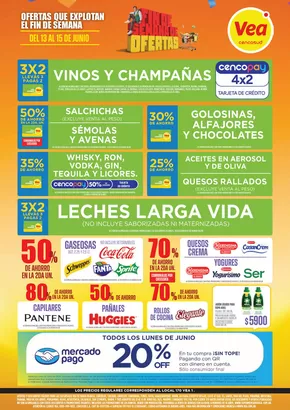 Catálogo Supermercados Vea en Resistencia | Catálogo Supermercados Vea | 2025-06-13T00:00:00.000Z - 2025-06-15T00:00:00.000Z
