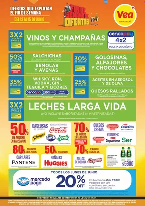 Catálogo Supermercados Vea en Rafael Obligado | Oferta fin de semana AMBA, Luján, Mercedes y San Pedro | 2025-06-13T00:00:00.000Z - 2025-06-15T00:00:00.000Z