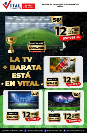 Catálogo Supermayorista Vital en La Plata | Nuestras mejores ofertas para ti | 2025-06-13T00:00:00.000Z - 2025-06-22T00:00:00.000Z