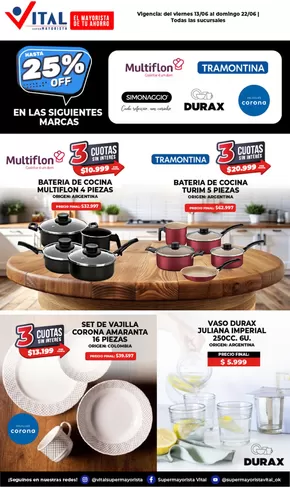 Catálogo Supermayorista Vital en Buenos Aires | Aviso Bazar |  | 2025-06-13T00:00:00.000Z - 2025-06-22T00:00:00.000Z