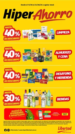 Catálogo Hiper Libertad en Santiago del Estero | Excelente oferta para cazadores de gangas | 2025-06-12T00:00:00.000Z - 2025-06-24T00:00:00.000Z