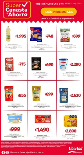 Catálogo Hiper Libertad en Resistencia | Ofertas para cazadores de gangas | 2025-06-12T00:00:00.000Z - 2025-06-16T00:00:00.000Z