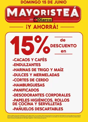 Catálogo Diarco en Microcentro | Ofertas y promociones actuales | 2025-06-15T00:00:00.000Z - 2025-06-15T00:00:00.000Z