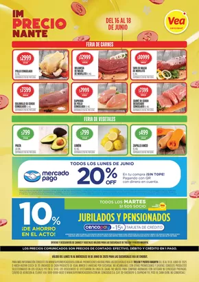 Catálogo Supermercados Vea en Puerto Madryn | Semanal im-precio-nante de Chubut | 2025-06-16T00:00:00.000Z - 2025-07-18T00:00:00.000Z