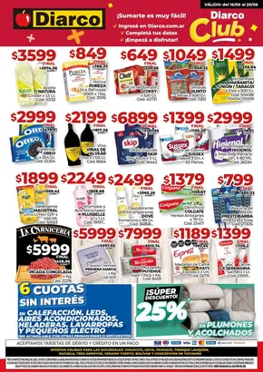 Catálogo Diarco en Coronel Suárez | Diarco Ofertas Pueblo Interior | 2025-06-16T00:00:00.000Z - 2025-06-20T00:00:00.000Z