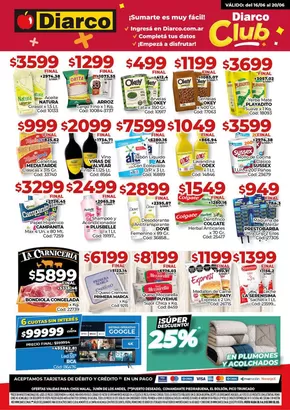Catálogo Diarco en Coronel Suárez | Diarco Ofertas Pueblo Sur | 2025-06-16T00:00:00.000Z - 2025-06-20T00:00:00.000Z